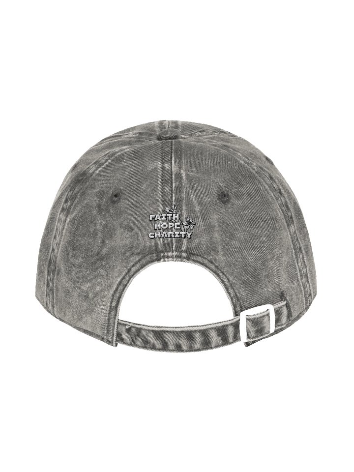 Faith Hope Charity Embroidered Vintage Wash Cap product image (2)
