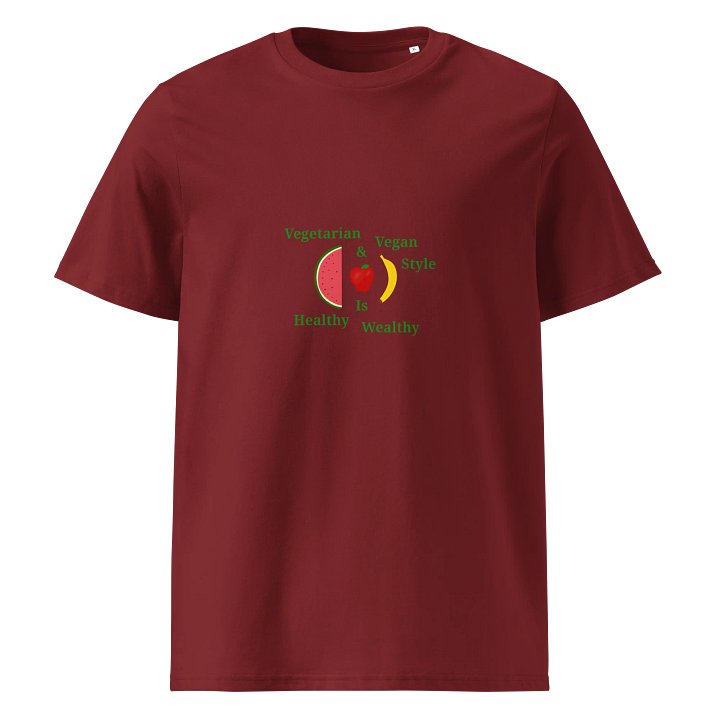 Healthy Wealthy Vegan & Vegetarian Tee product image (1)