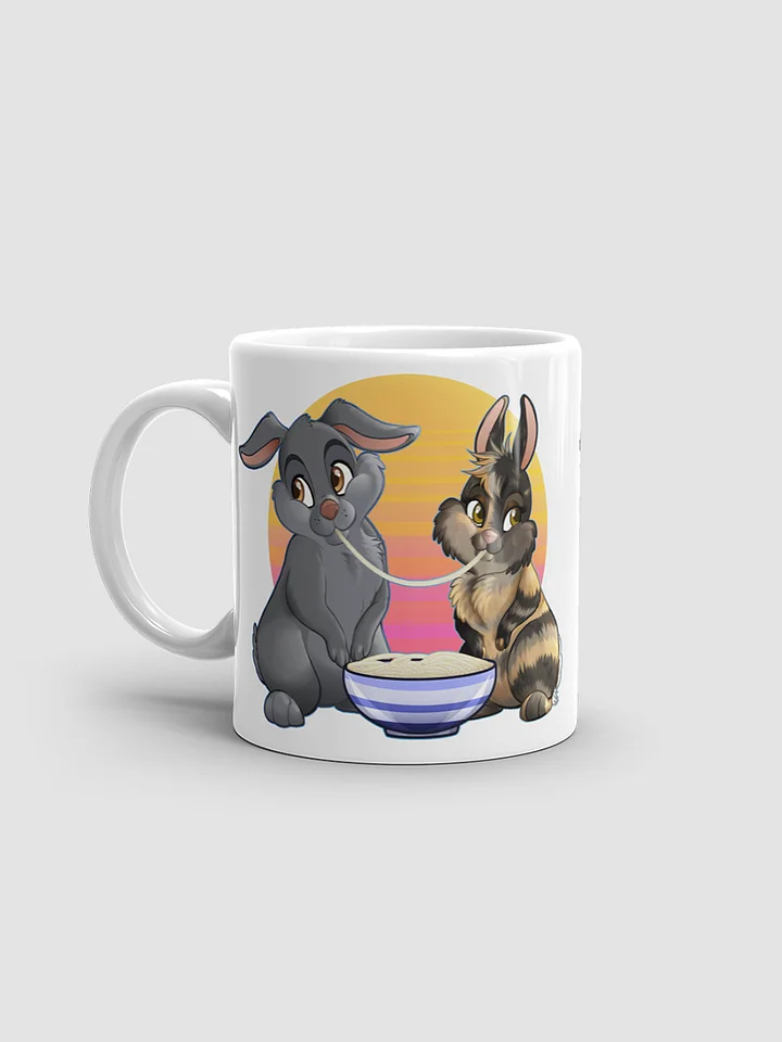 Maple & The Tramp Sunset White glossy mug product image (1)
