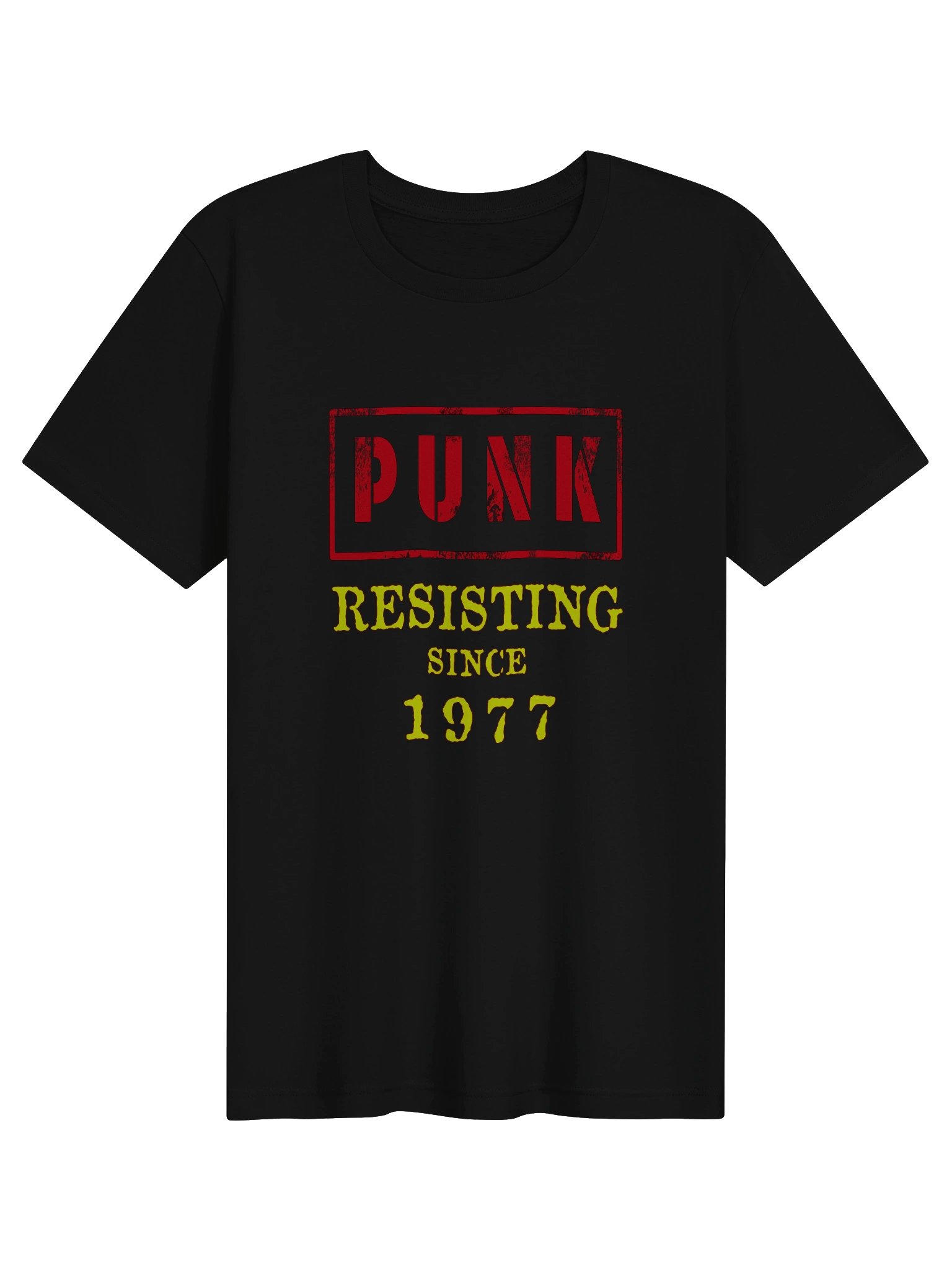 Punk Resisting Since 1977 Graphic Tee - Vintage 1970s Alternative Rock Streetwear T-Shirt product image (1)