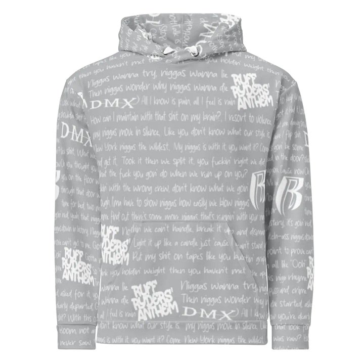 Ruff Ryders' Anthem - DMX - SILVER - Unisex Hoodie product image (2)
