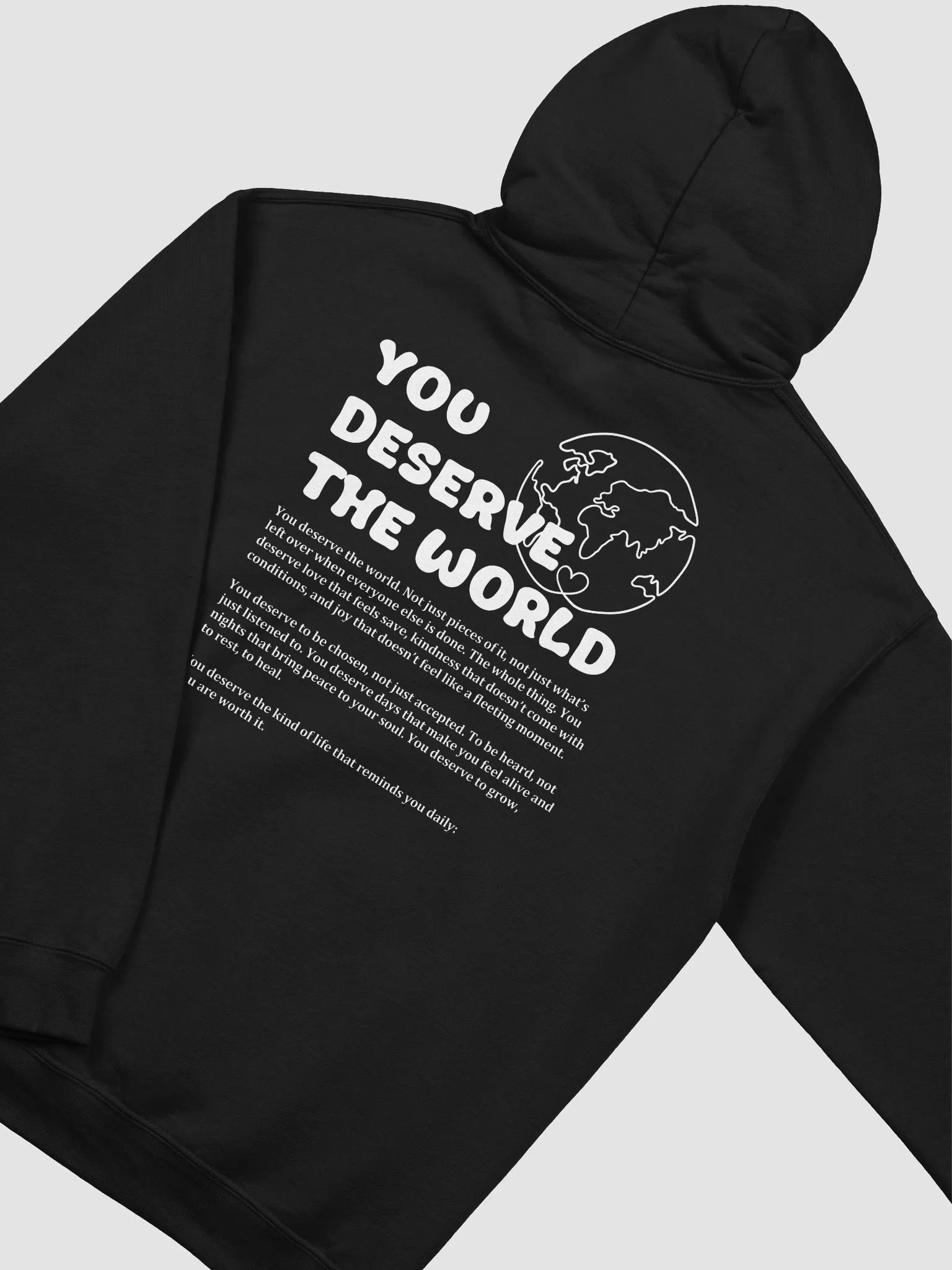 You Deserve the world - hoodie product image (4)