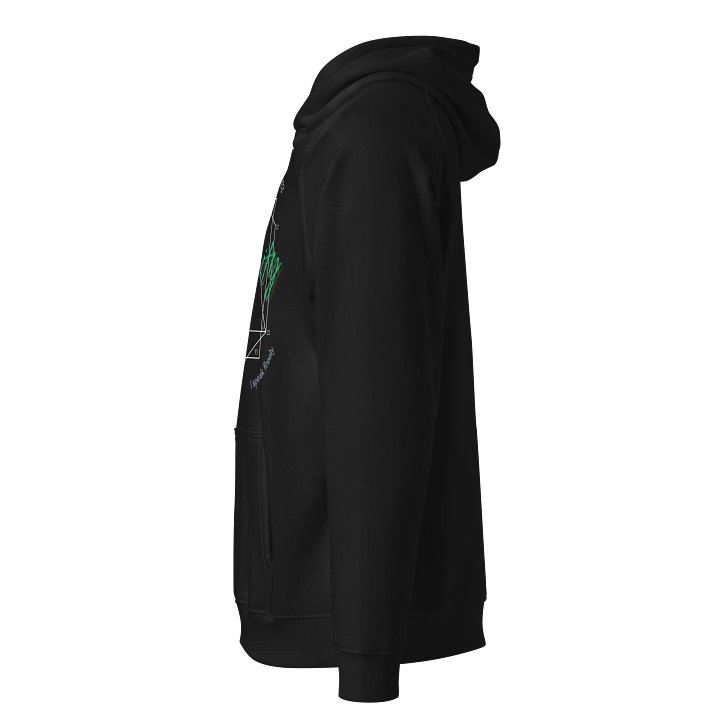 Creativity 132 Vibrational Hoodie (purple to green)-unisex product image (6)