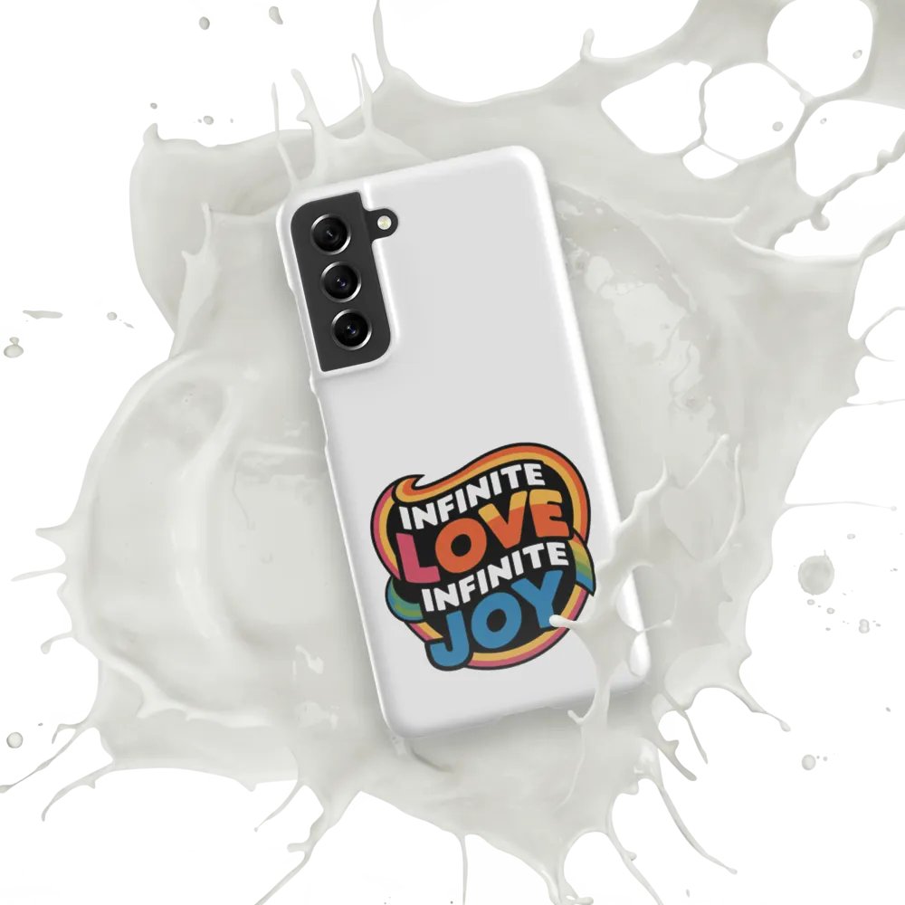 Infinite Love Infinite Joy Snap Case for Samsung (White) product image (10)