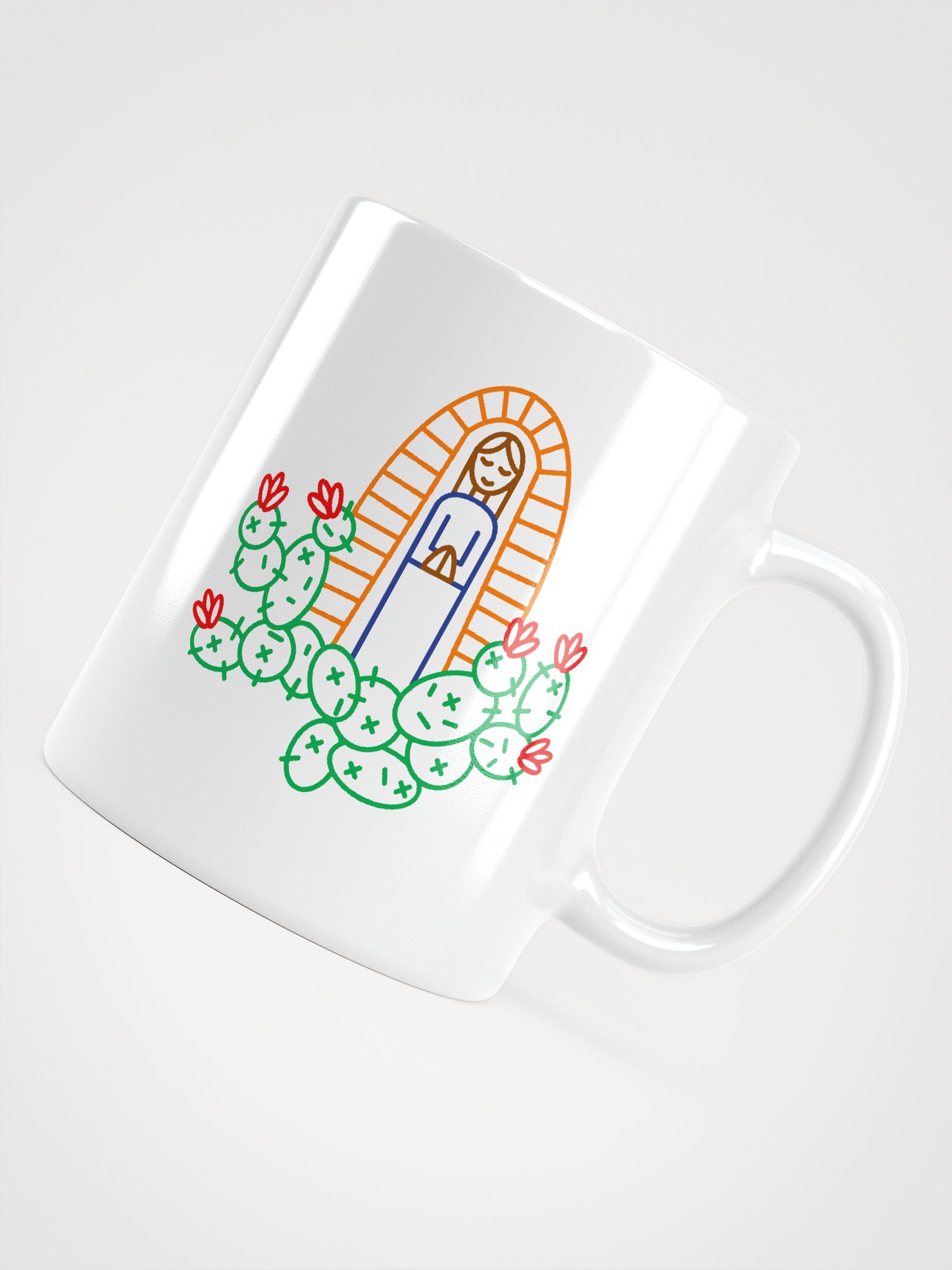 Minimalist Virgin of Guadalupe Mug product image (5)