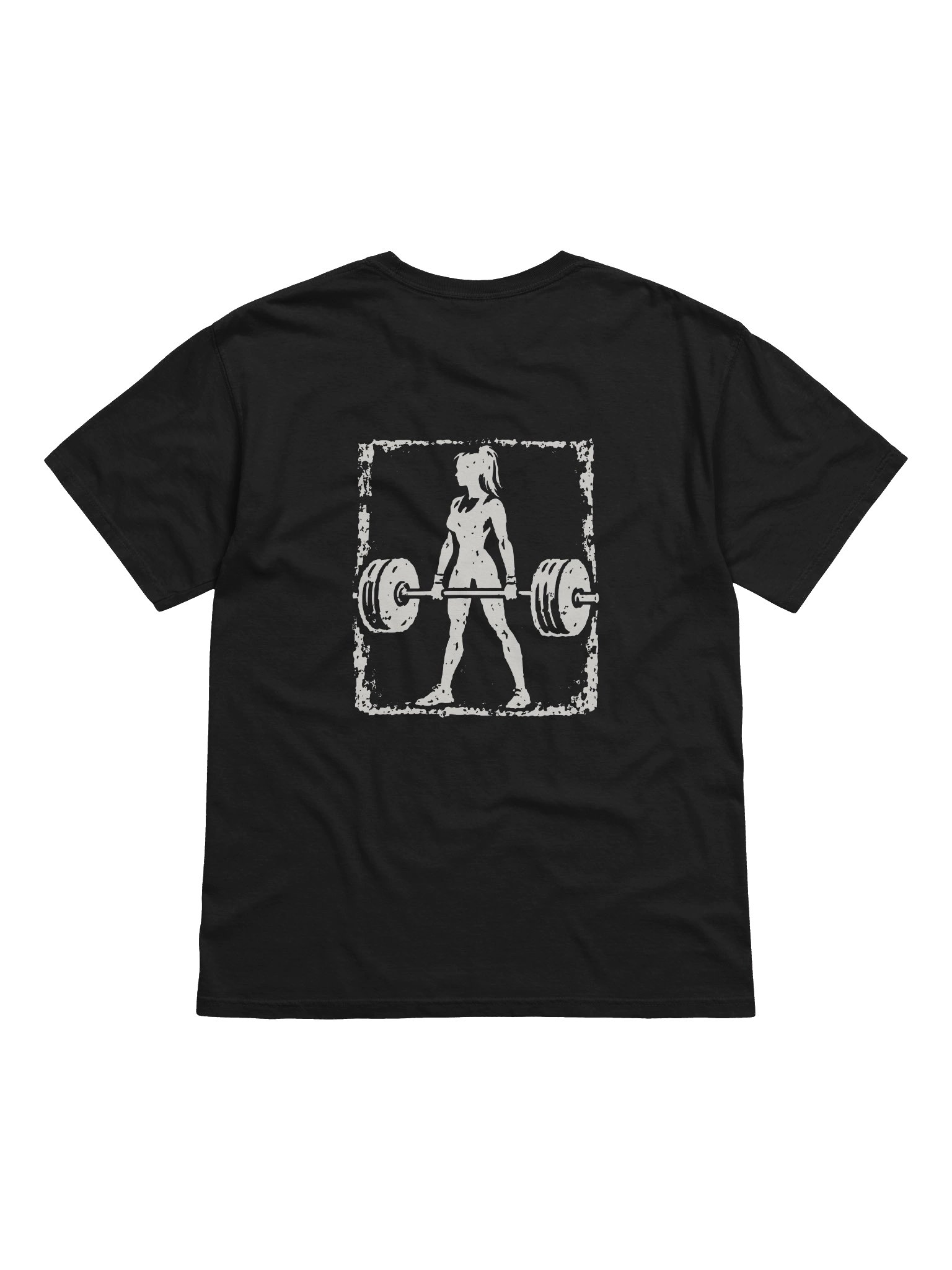 Deadlift Silhouette Oversized Gym Tee | Pump Cover product image (1)