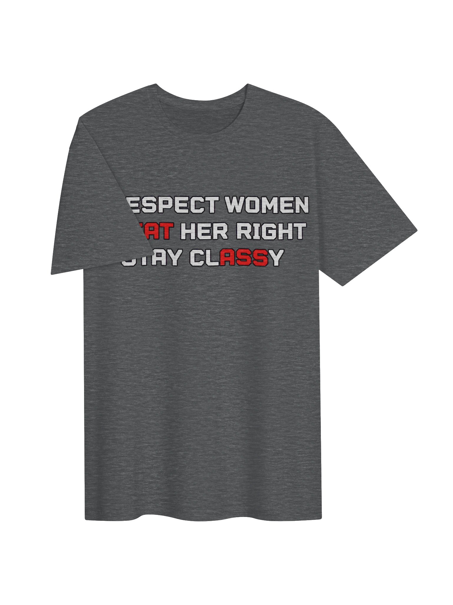 I Respect Women, Treat Her Right, Stay Classy T-Shirt product image (14)