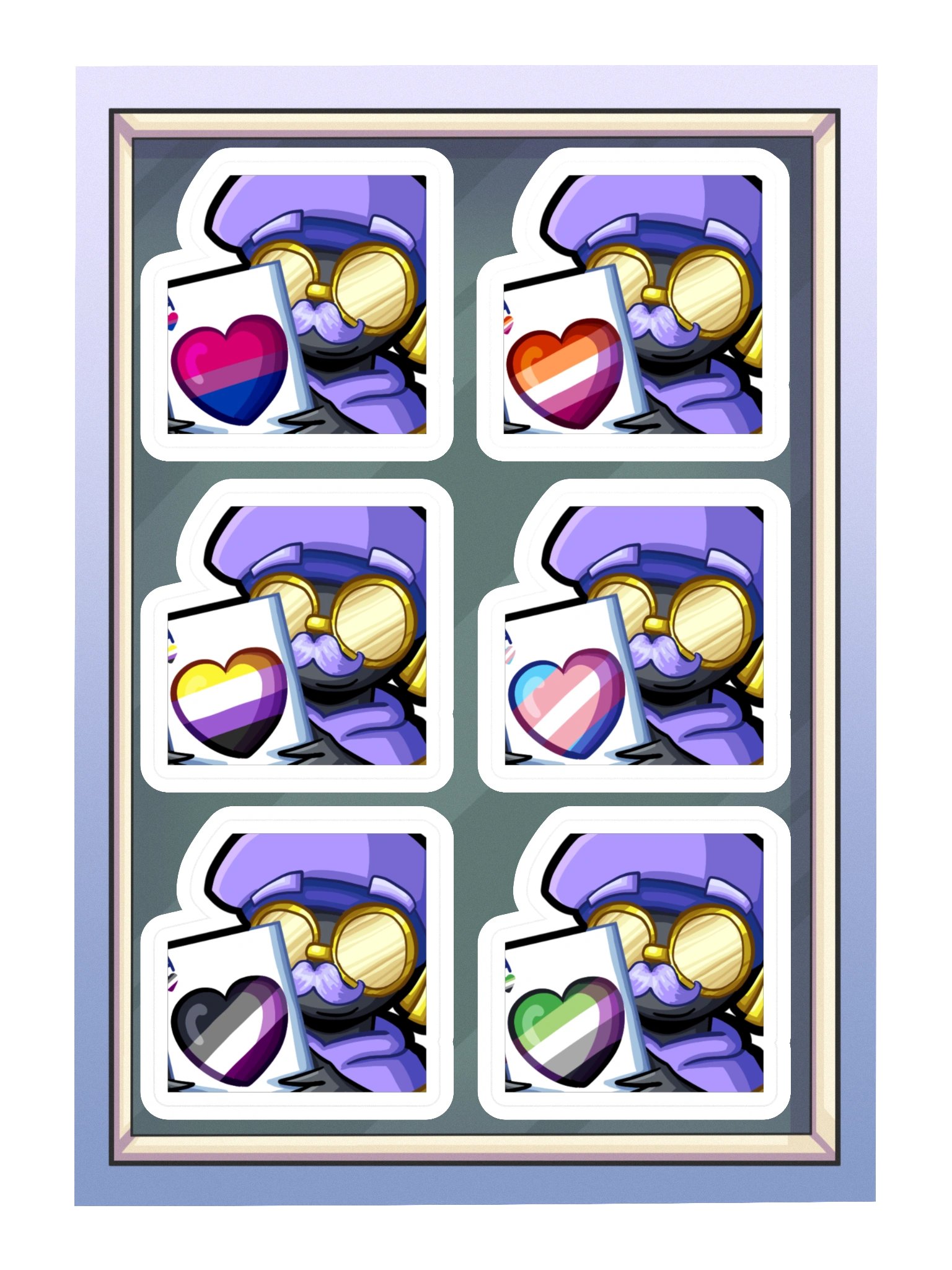 Doc Emote Sticker Sheet — Pride Set product image (3)