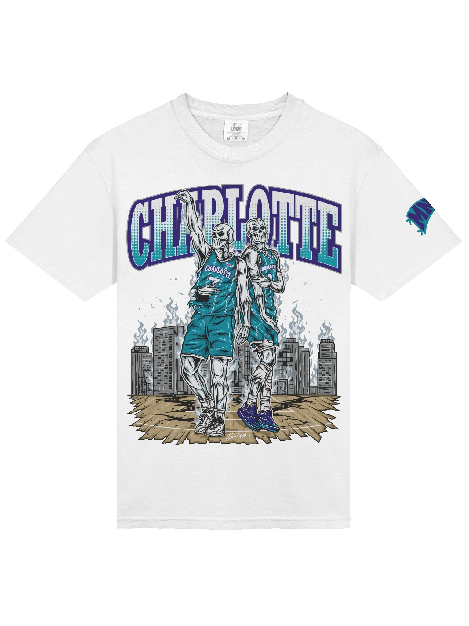 Charlotte, Welcome to Basketball Tee product image (34)