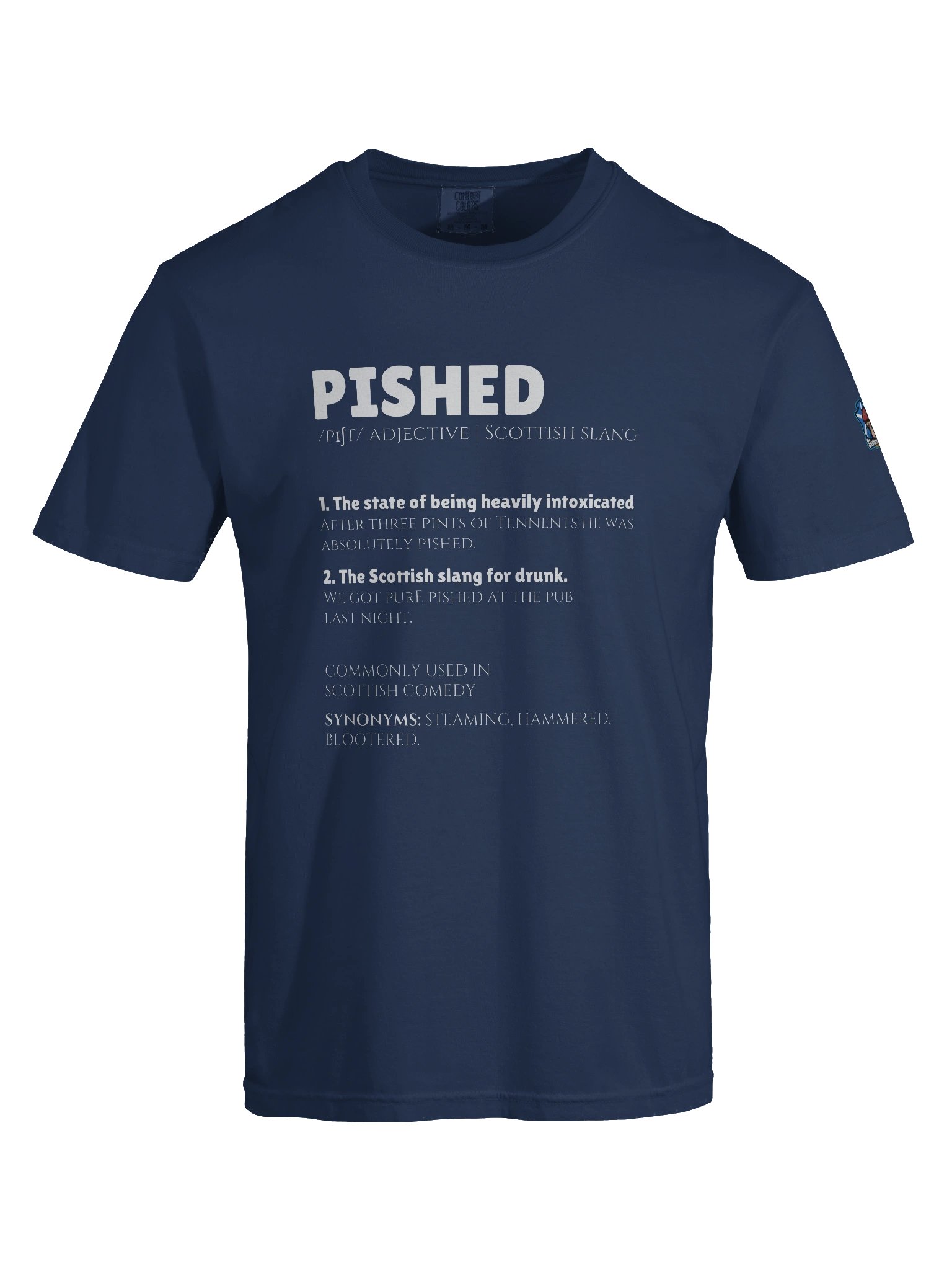 PISHED: The Night Out Dictionary Tee product image (1)