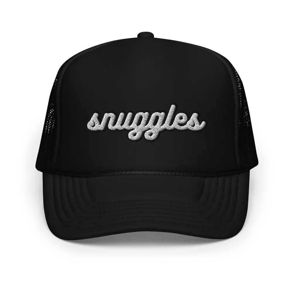 Snuggles Script Foam Trucker Hat product image (1)