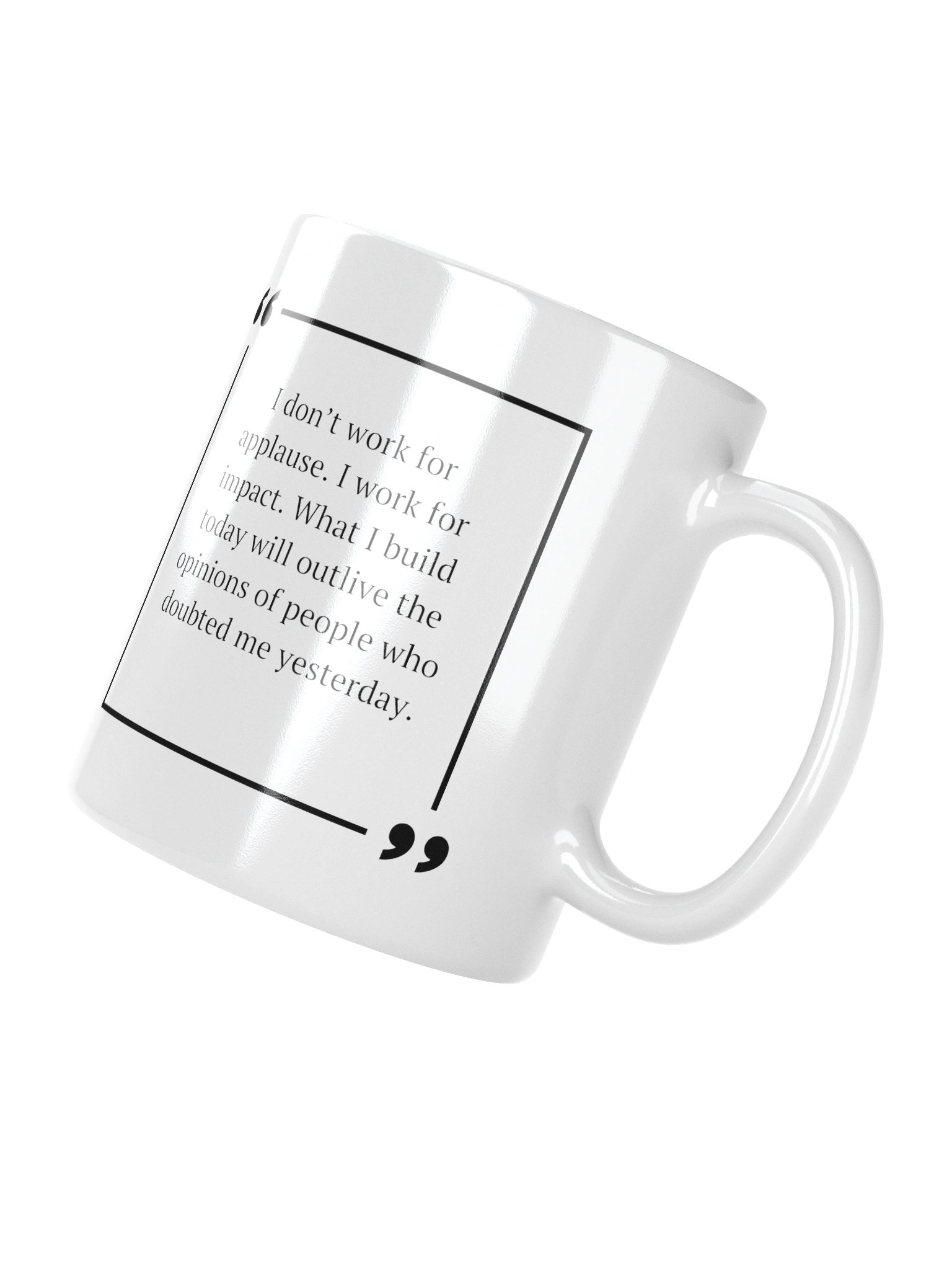 I don't work for applause mug product image (8)