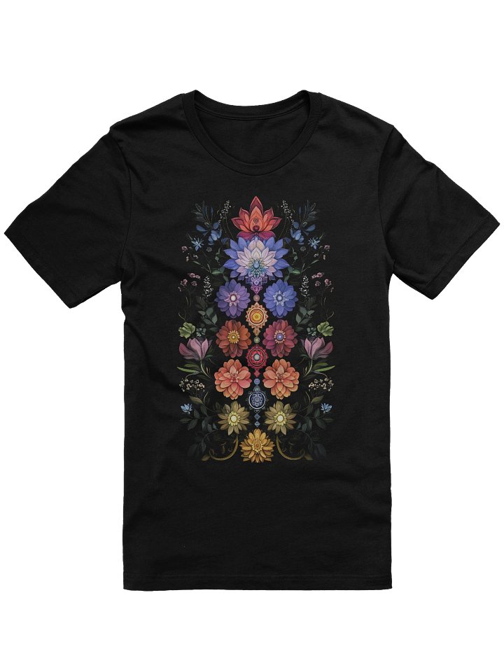 Flowers Chakra Yoga Floral Sacred Geometry Lotus T-Shirt 5 product image (6)