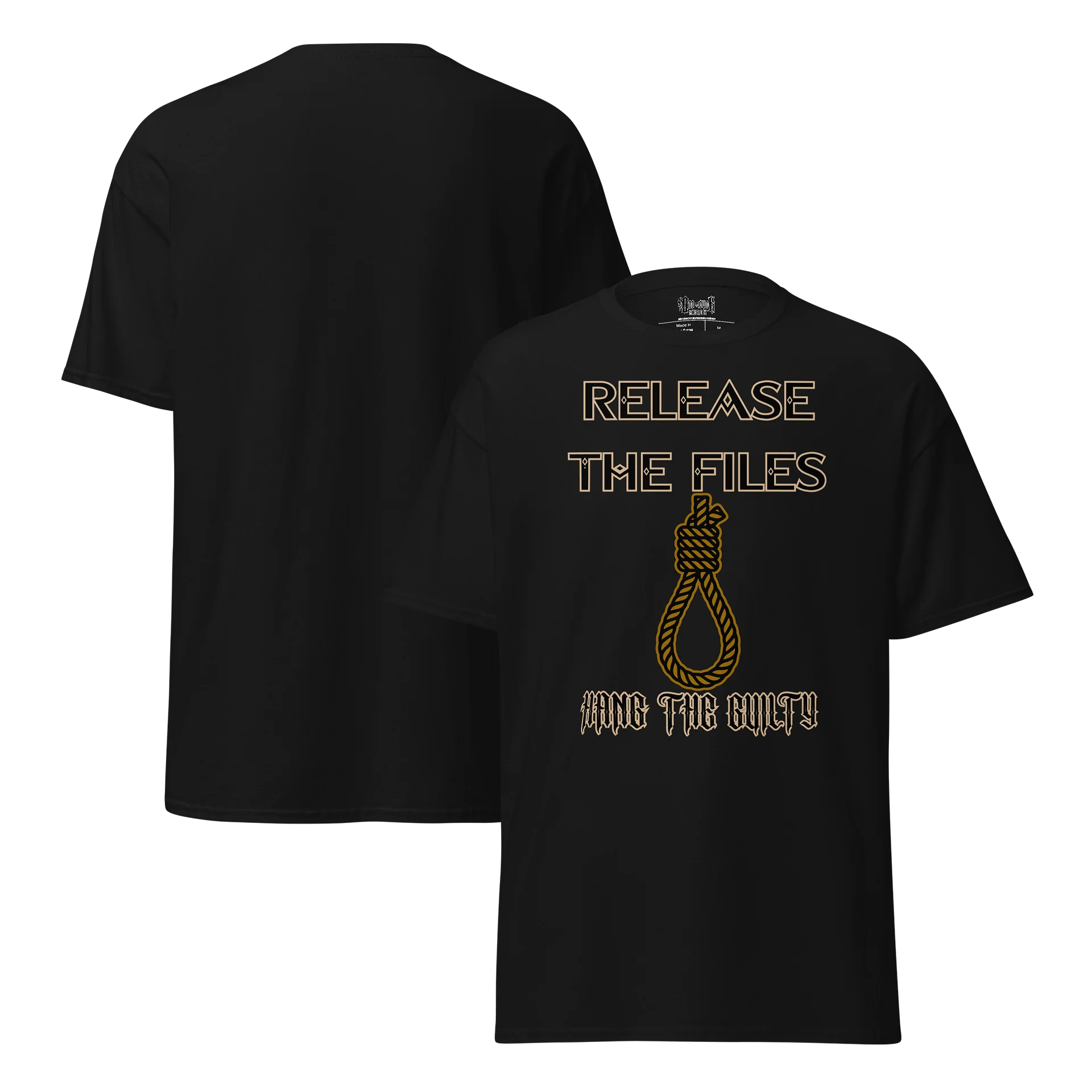 Release the Files Hang the Guilty Shirt product image (27)
