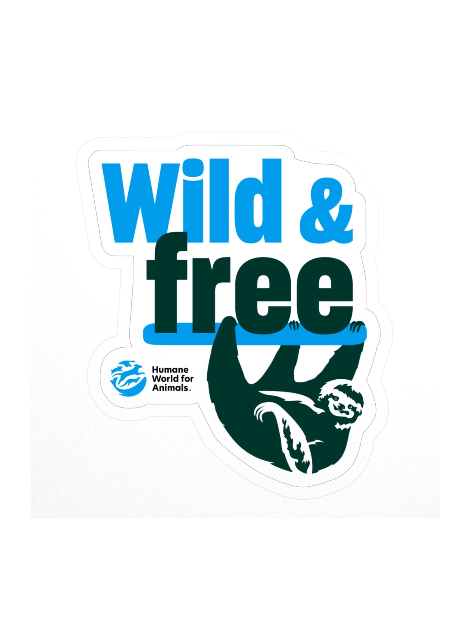 Wild & Free Sloth - Sticker product image (2)