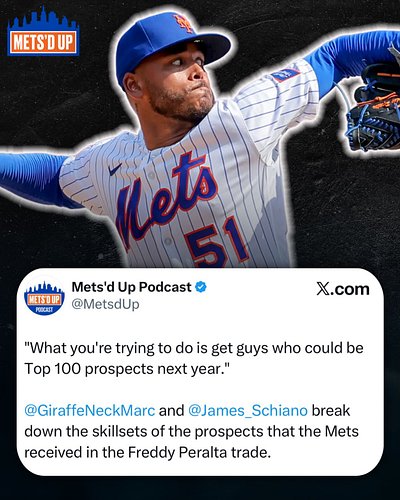 The Mets traded Freddy Peralta. What do you think of the return they got?
