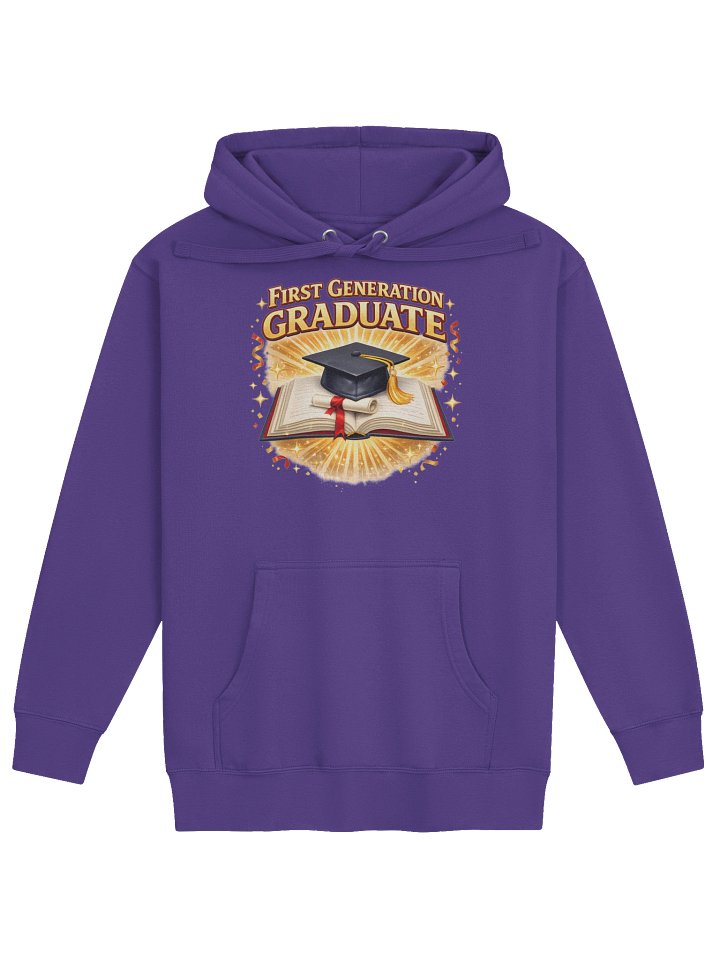 First Generation Graduate — Cotton Heritage Unisex Graduation Hoodie product image (1)