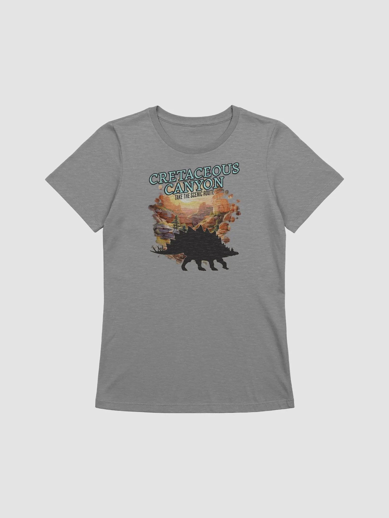 Cretaceous Canyon Women’s Stegosaurus Shirt product image (2)