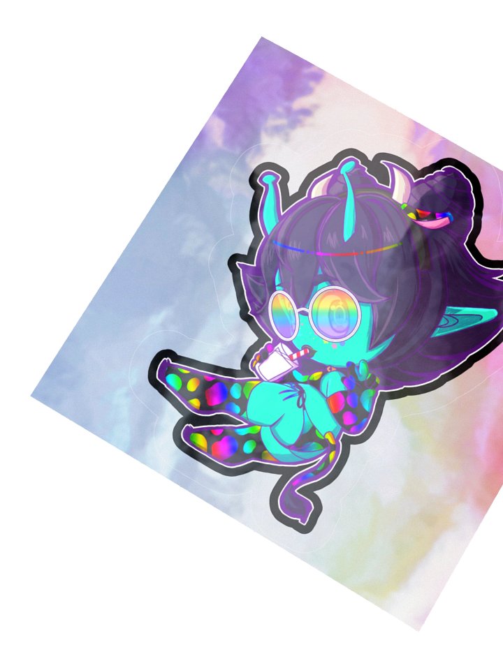 Got Pride Chibi Kiss-Cut Holographic Sticker product image (4)