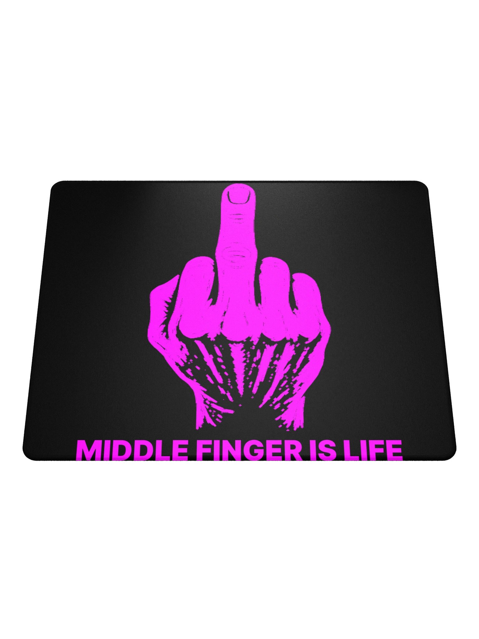 No ShopCo | Gaming Mouse Pad - Fuchsia on Black product image (1)