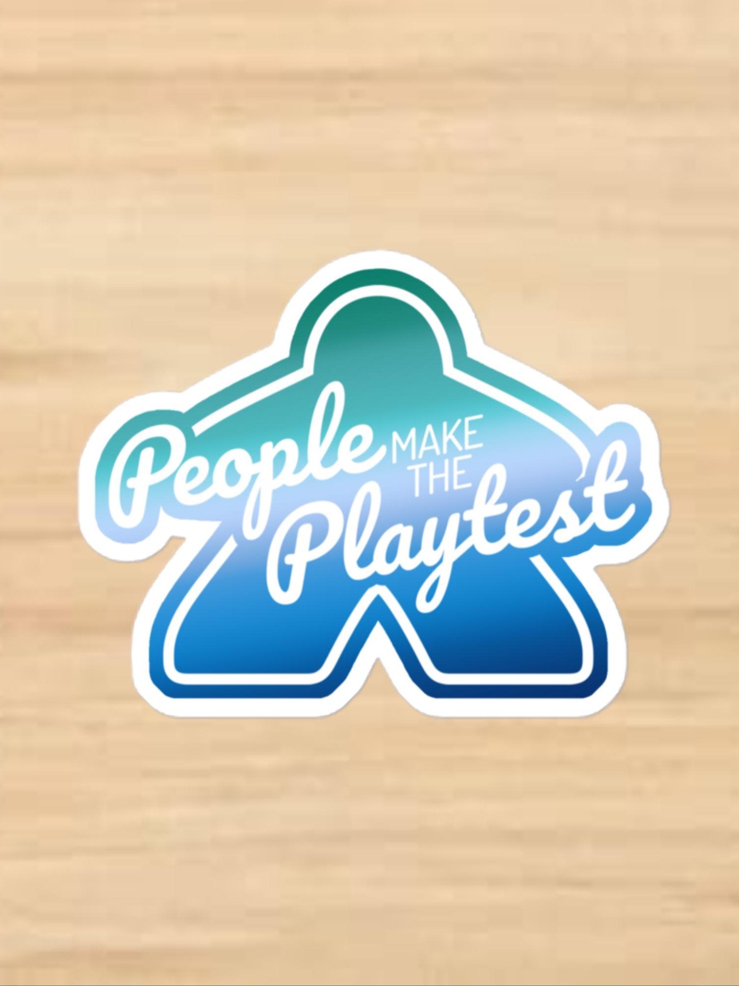 Big Meeple Gay Men's Pride PMTP Vinyl Sticker product image (1)