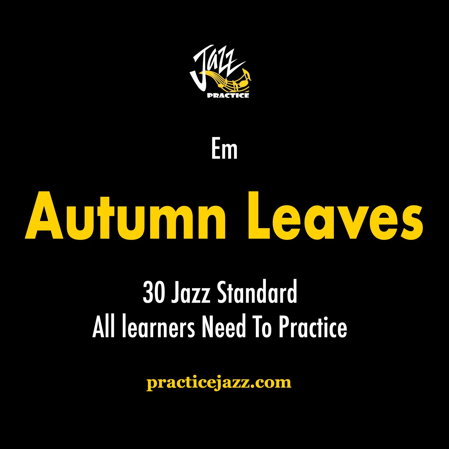 Autumn Leaves (Em) Jazz Guitar Backing Track | Solo & Improv Practice product image (1)