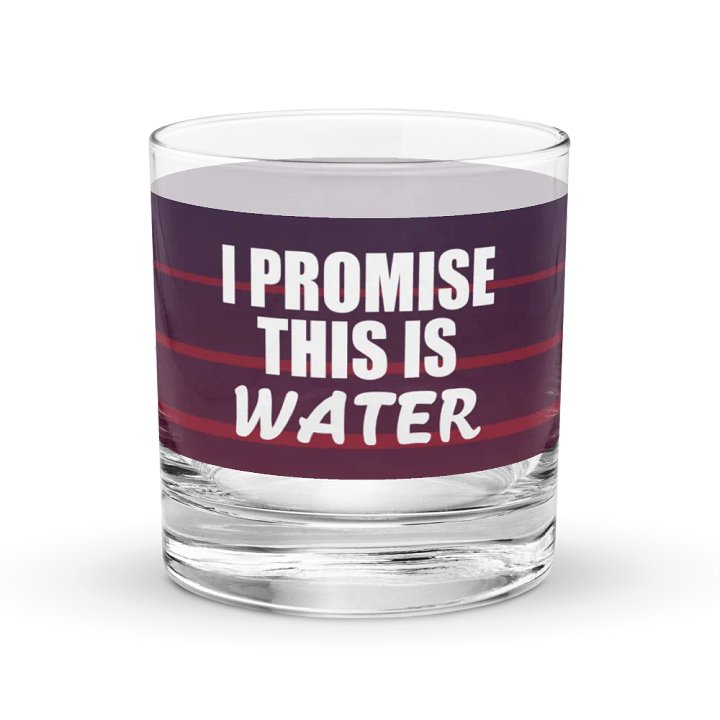 Totally Water Drinking Glass product image (1)