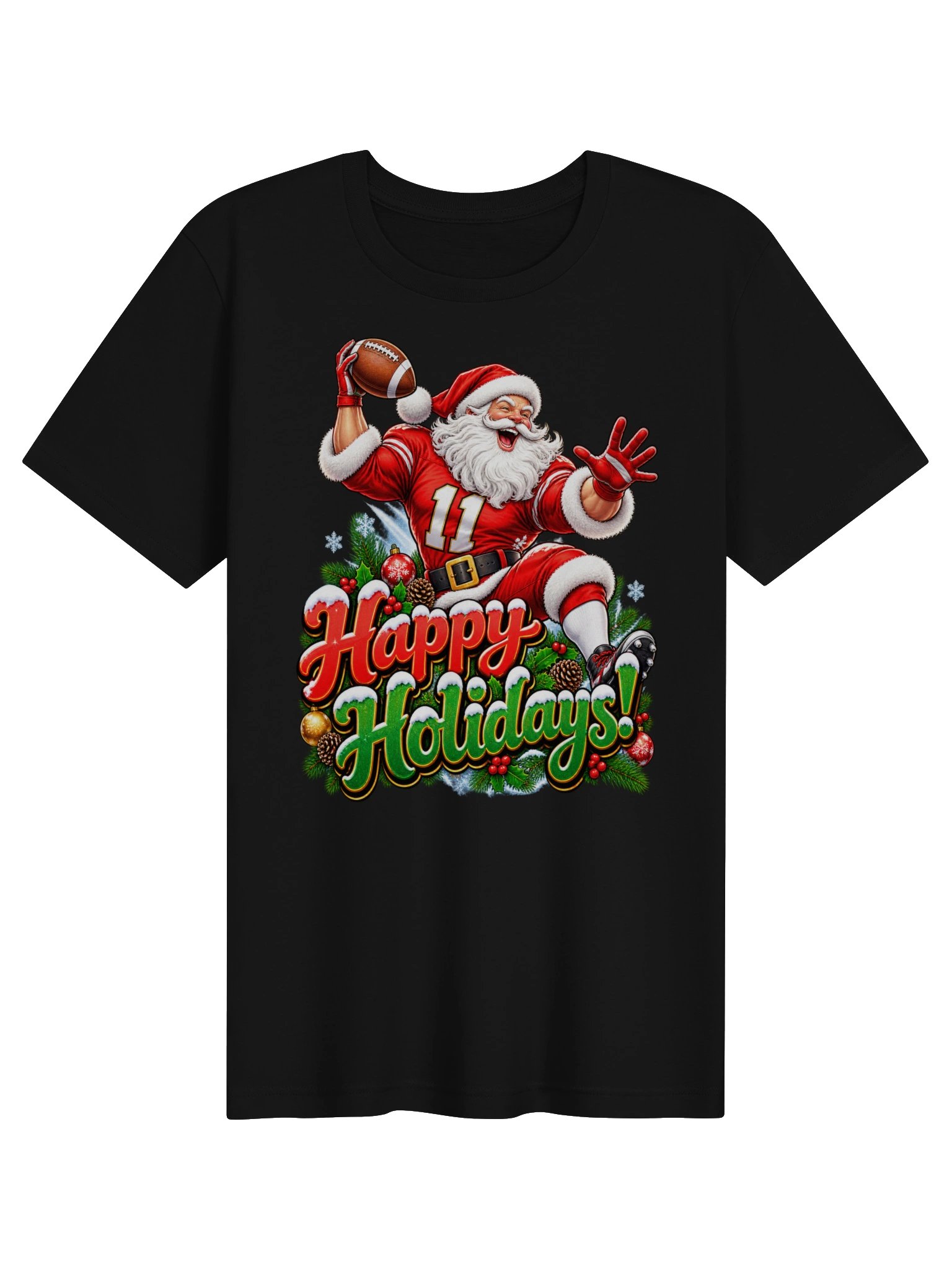 HAPPY HOLIDAYS — SANTA HAS ENTERED THE GAME! AMERICAN FOOTBALL product image (2)