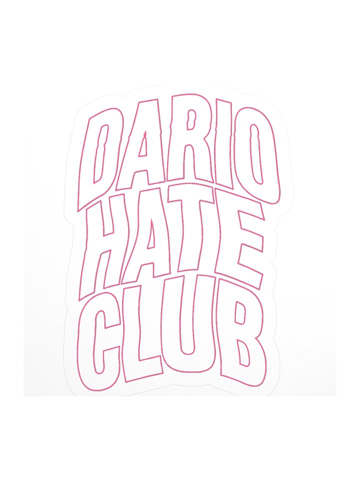 Dario Hate Club Sticker product image (1)
