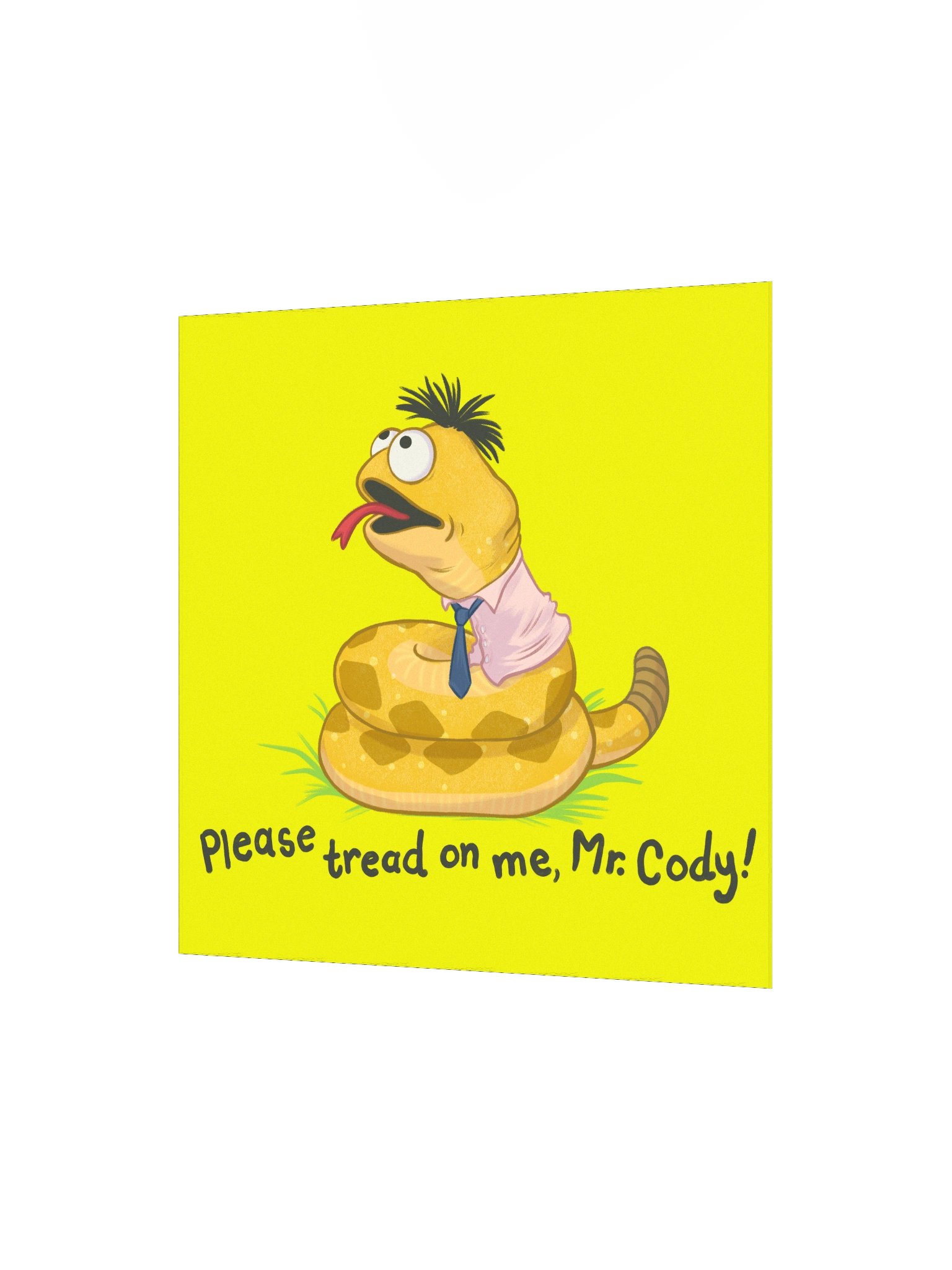 Warmbo "Please Tread On Me" Poster product image (5)