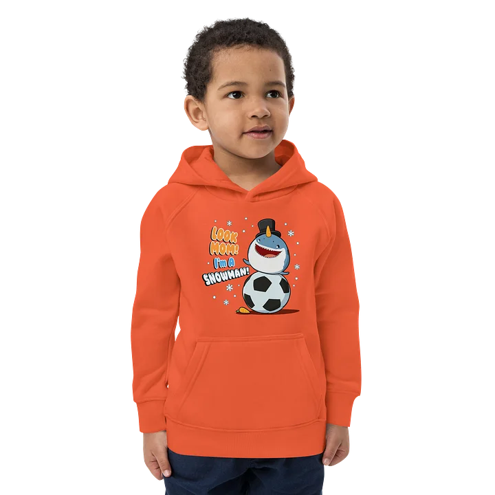 SNOWMAN Kids Eco Hoodie product image (1)