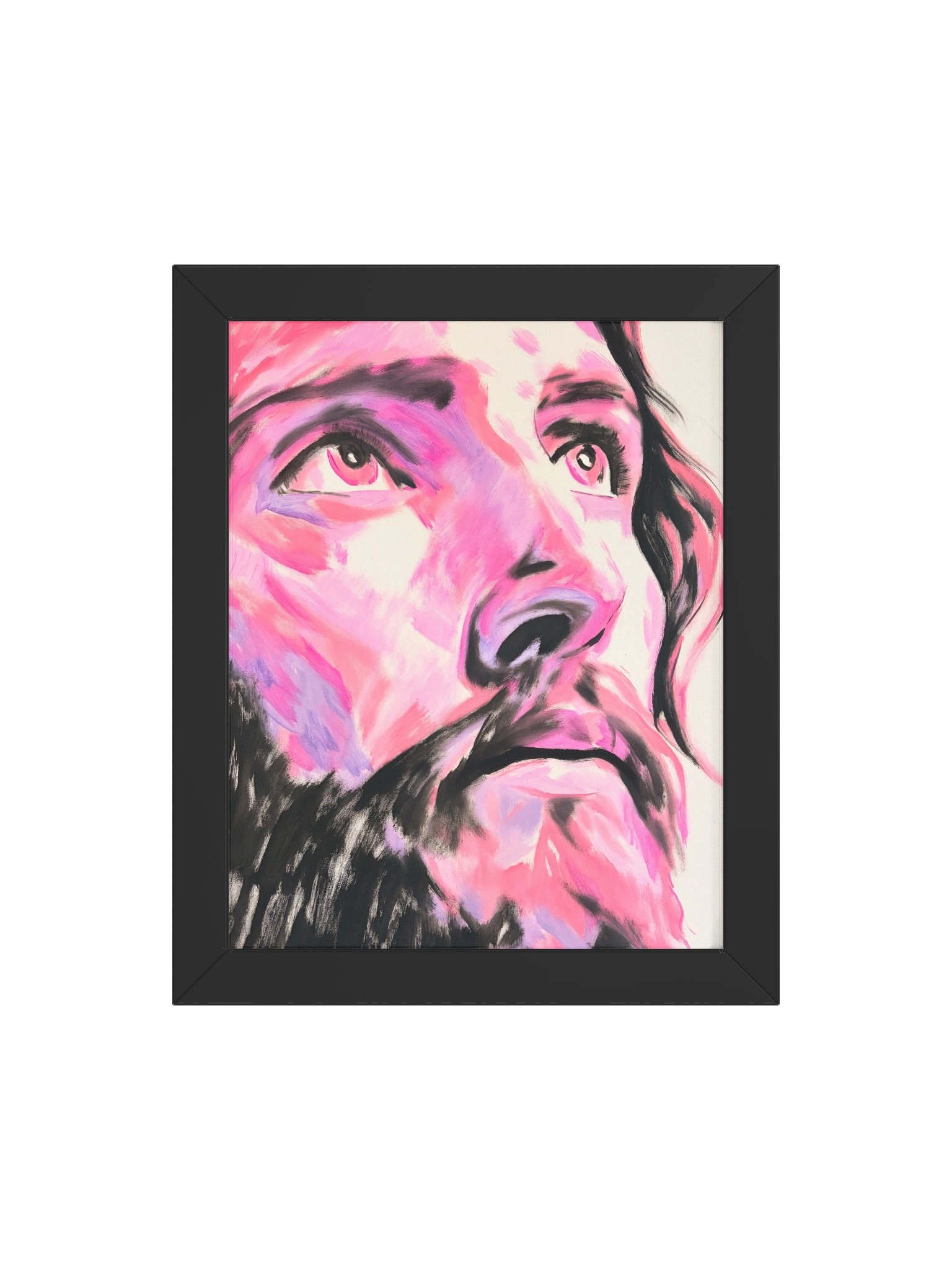 Jesus by Wamantha (Framed High-Quality Matte Fine Art Print) product image (36)