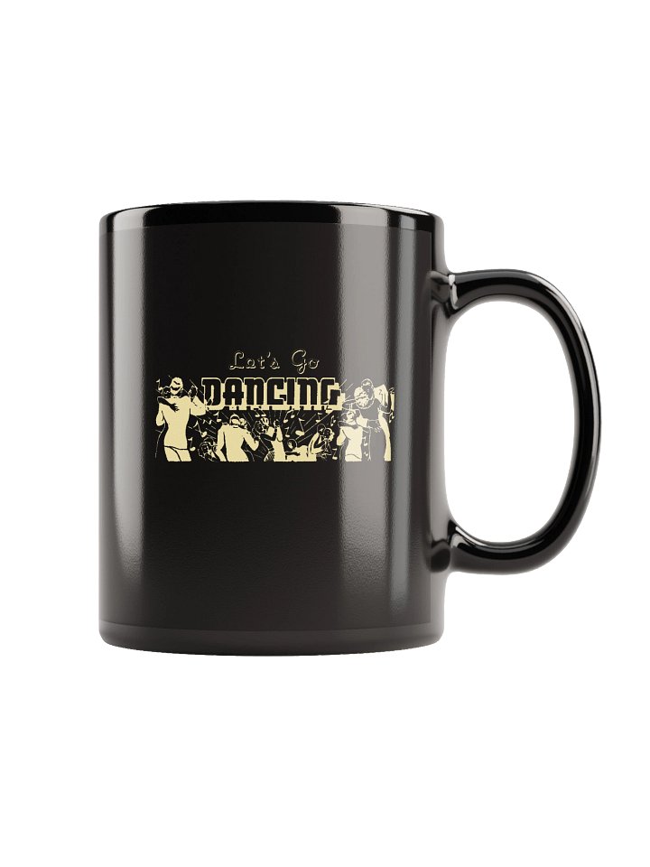 'Let's Go Dancing' Black Mug product image (2)