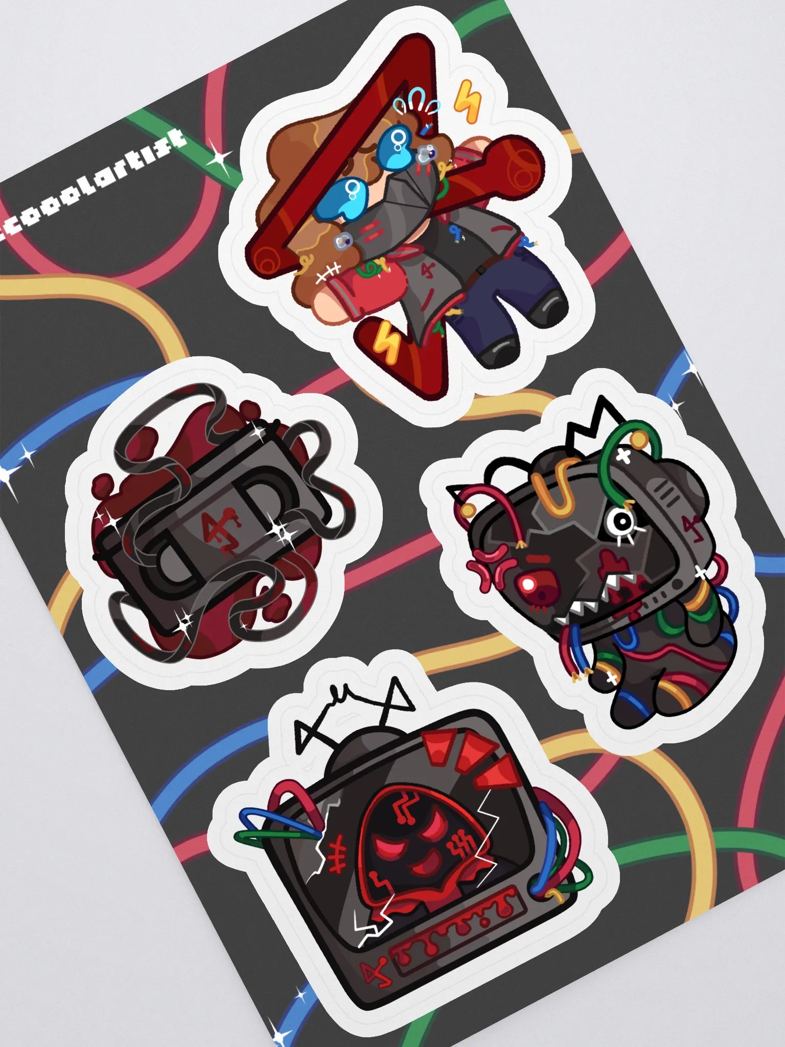 Generation Loss sticker sheet product image (1)
