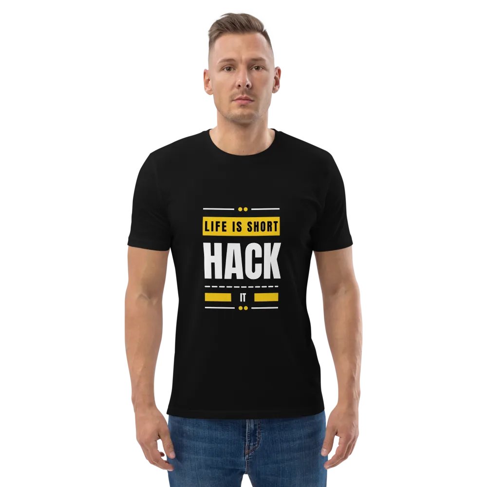 LIFE IS SHORT. HACK IT! - 100% cotton product image (5)