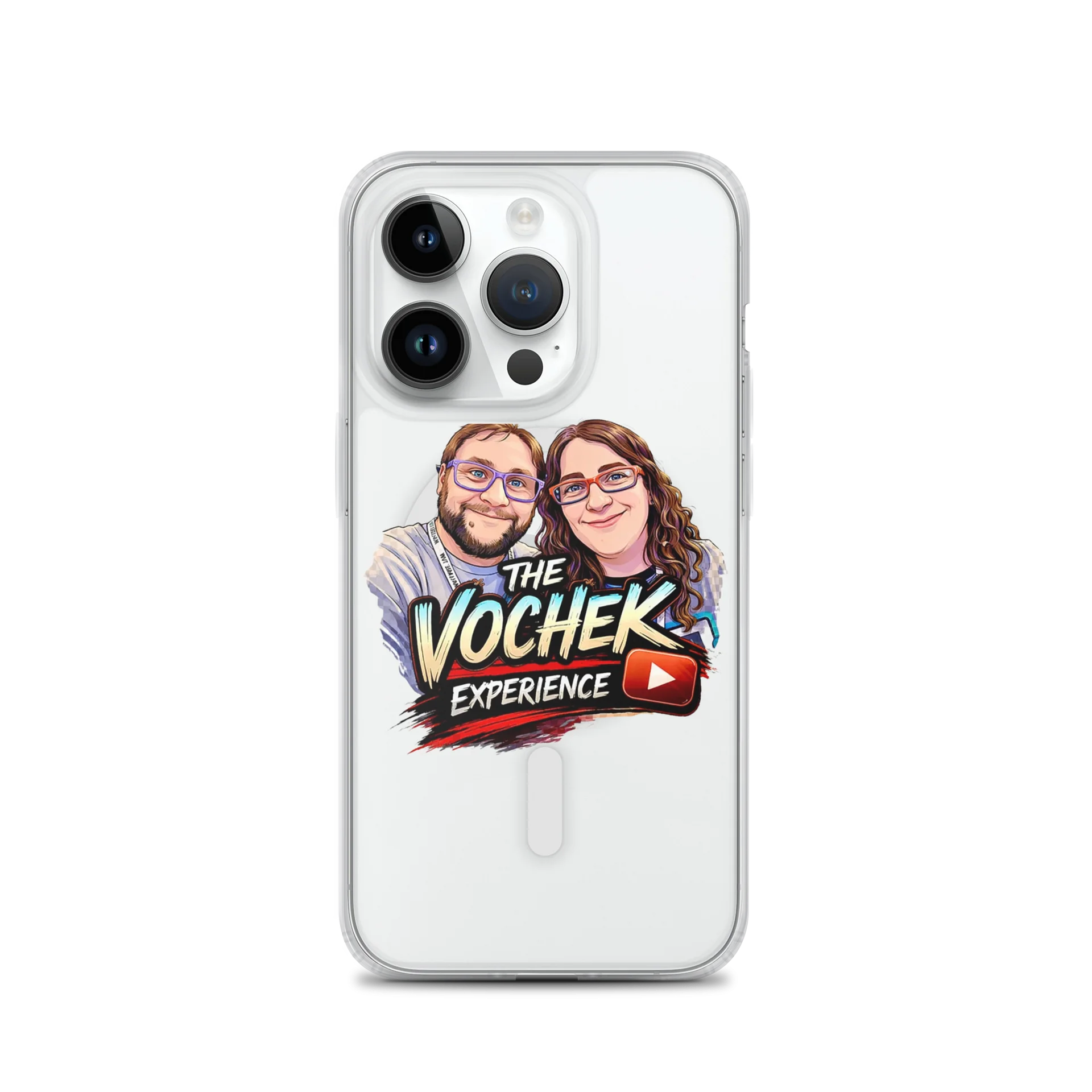 The Vochek Experience Logo MagSafe Clear Case for iPhone product image (1)