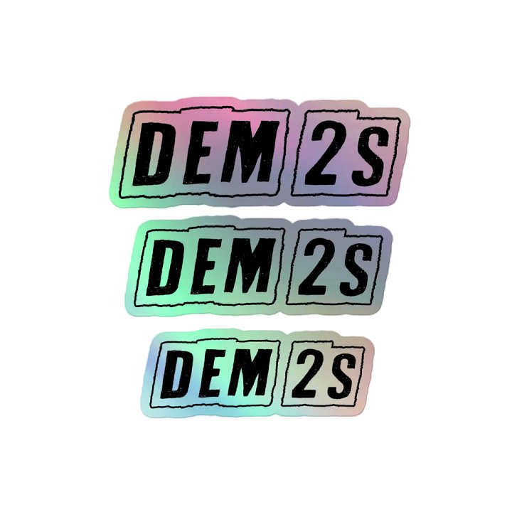 DEM 2s | 2025 HOLOGRAPHIC STICKER SET product image (1)