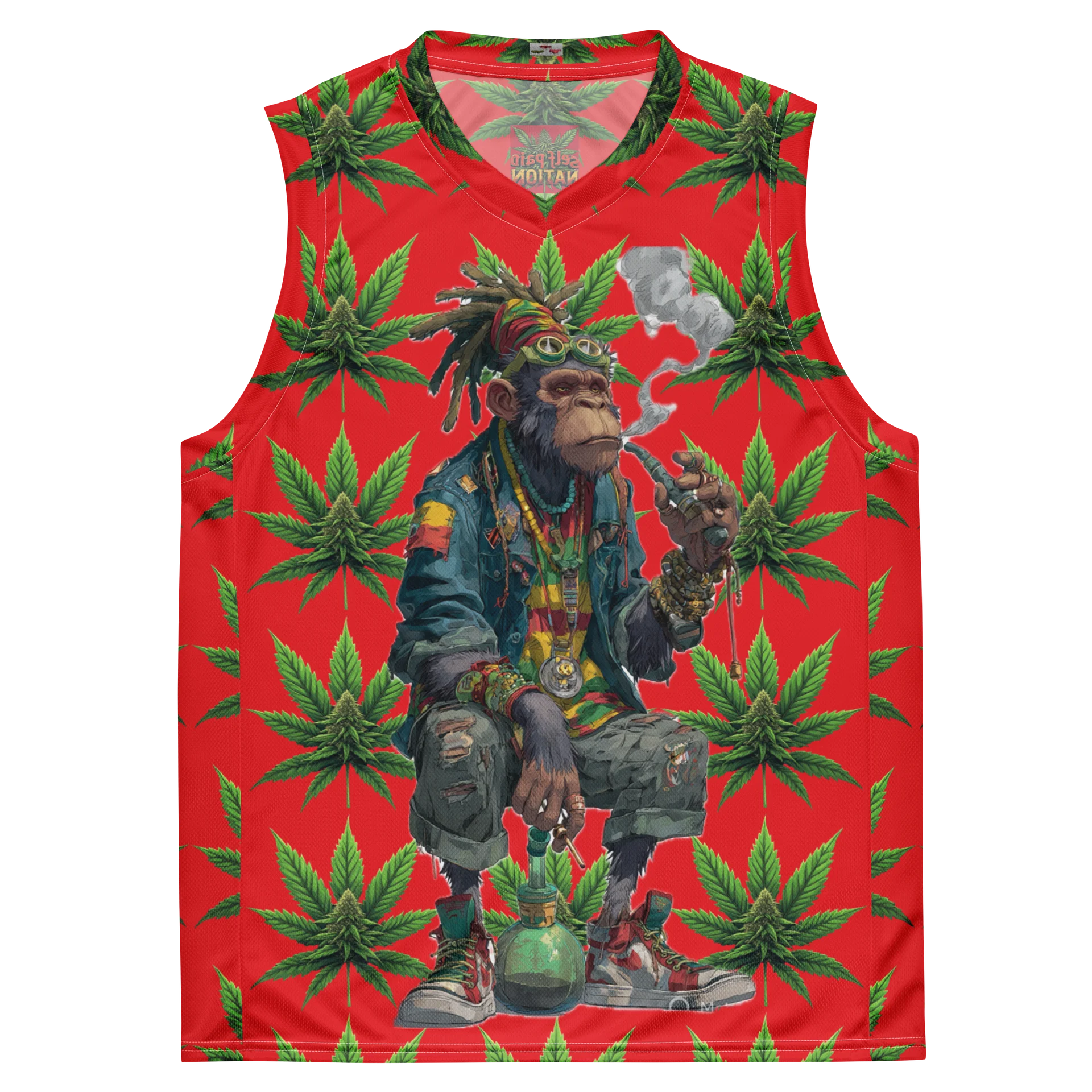 Monkey 420 Recycled Basketball Jersey product image (2)