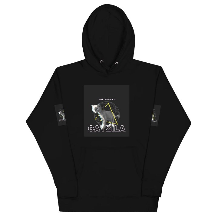 Mighty Catzila Cotton Hoodie product image (2)