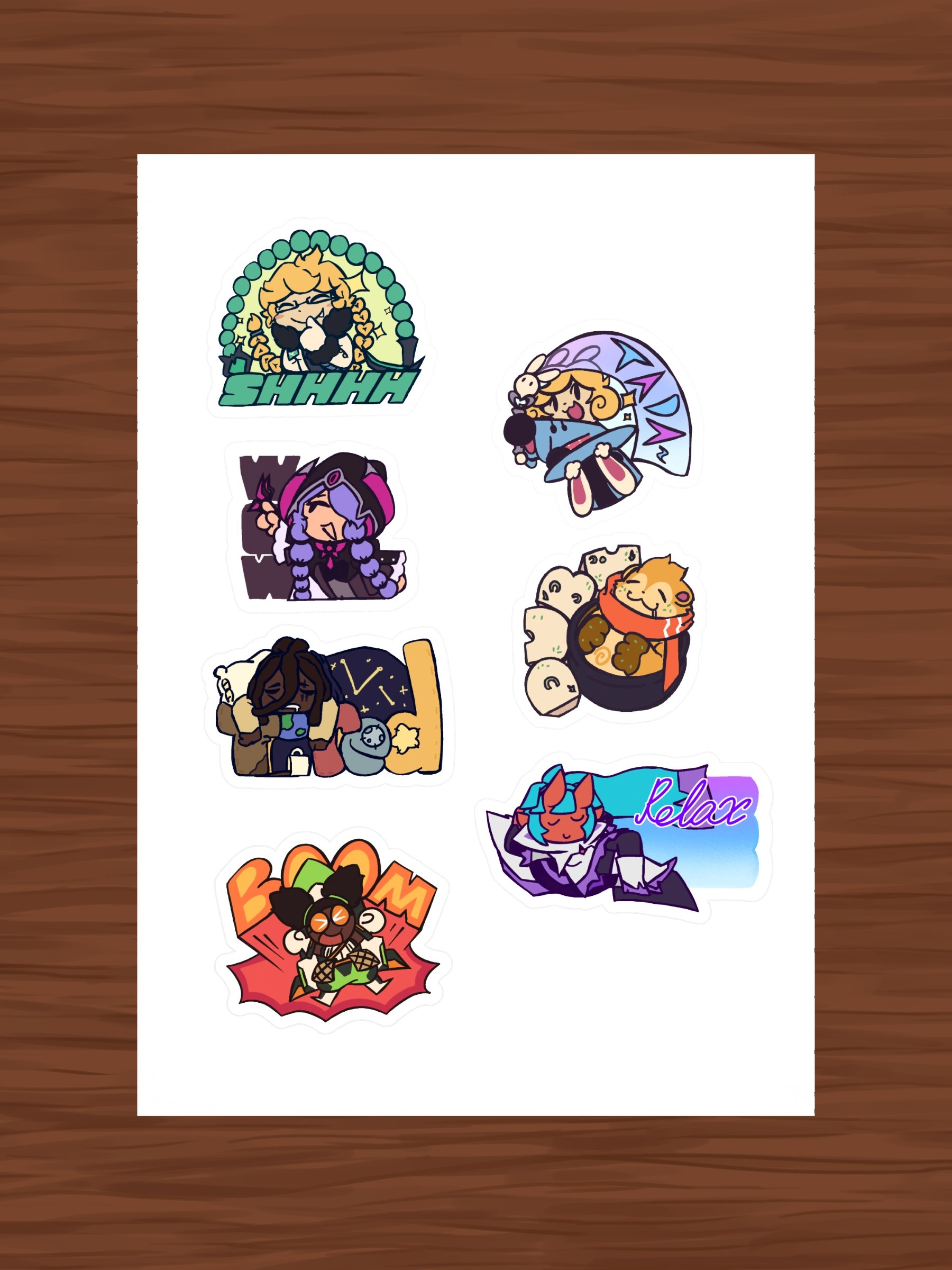Strike Cooldown - Striker Sticker Sheet product image (1)