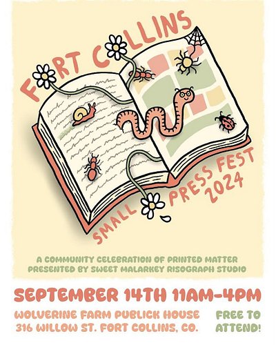 Catch us at Fort Collins’ Small Press Fest at Wolverine Farm on 9/14! We will have issues of the mag and free stickers! Come ...