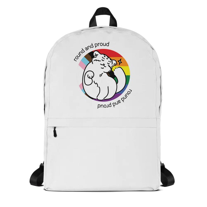 Round and Proud Manul Pride Version - Backpack product image (1)