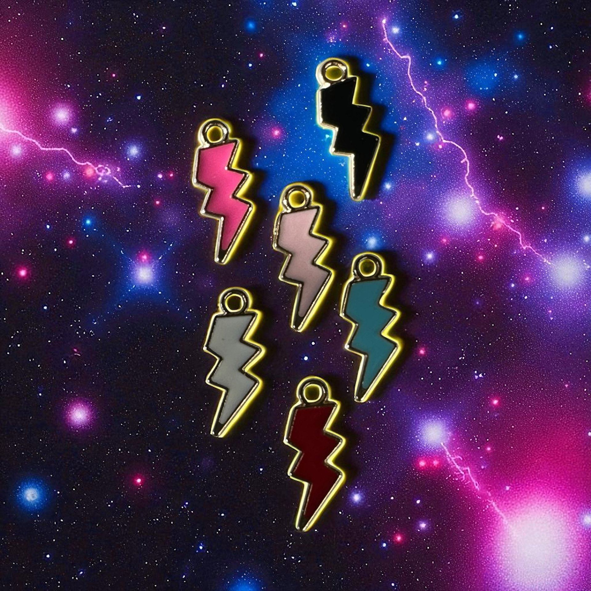 Lightening Bolt Whinny Winners Braid and Bridle Charms for Horses | Little Shop of Ponies product image (1)