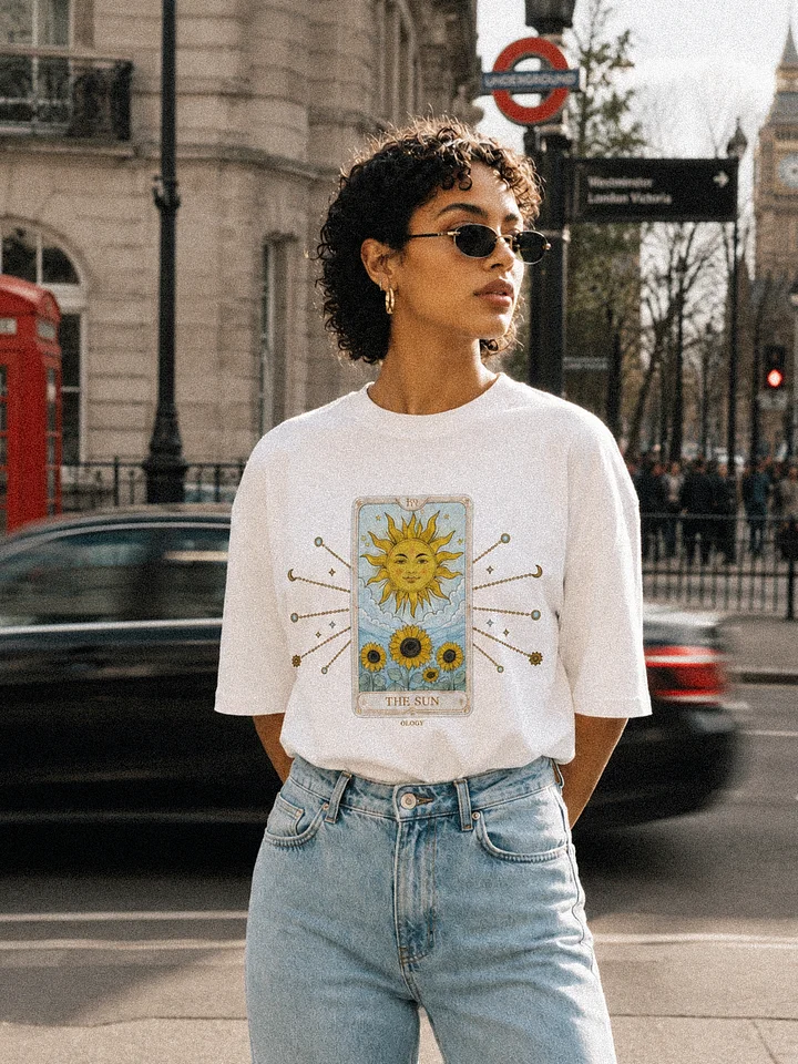 The Sun Tarot Oversized Tee product image (1)