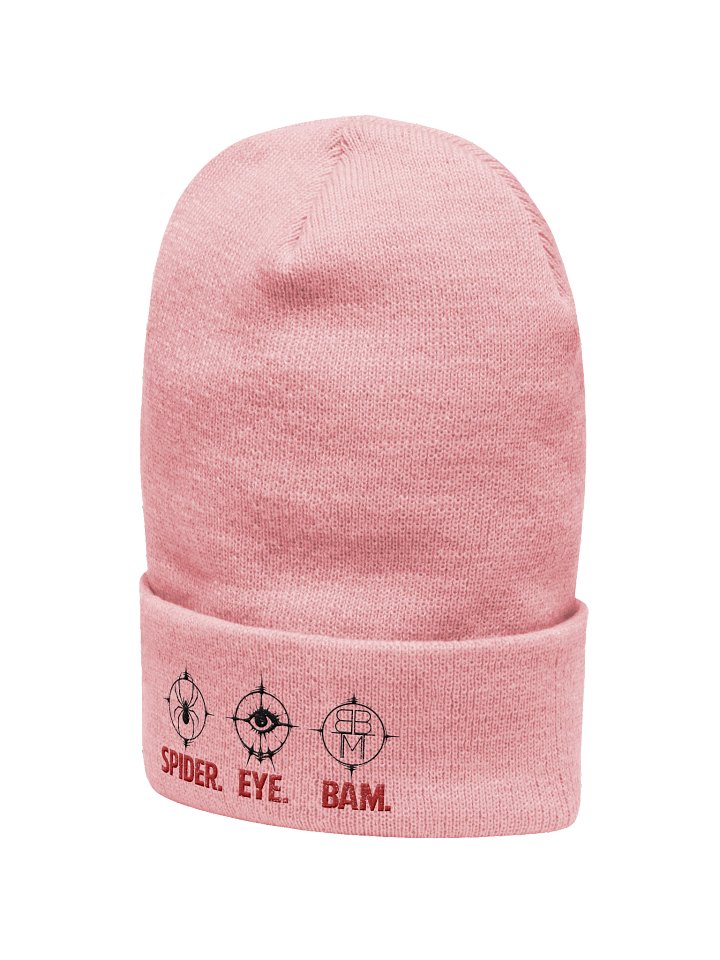 "SPIDER. EYE. BAM." Cuffed Beanie product image (2)