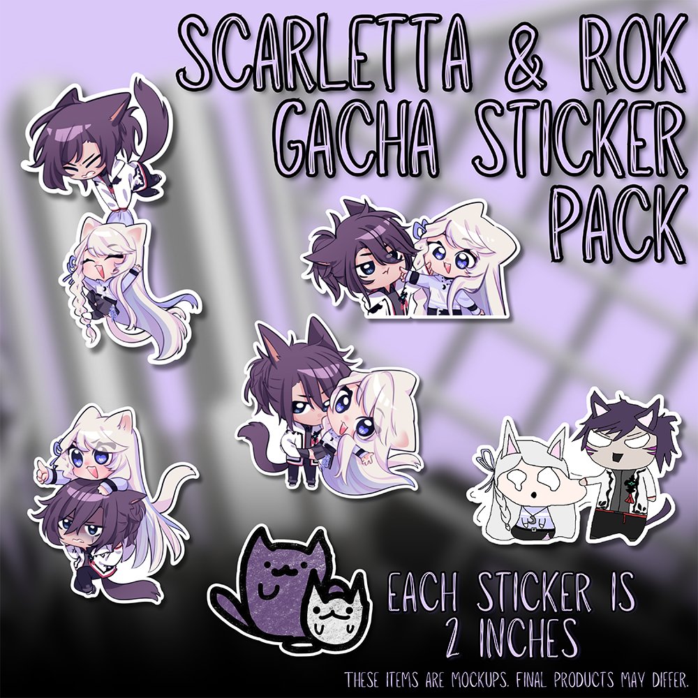 Scarletta & Rok Sticker Gacha product image (1)