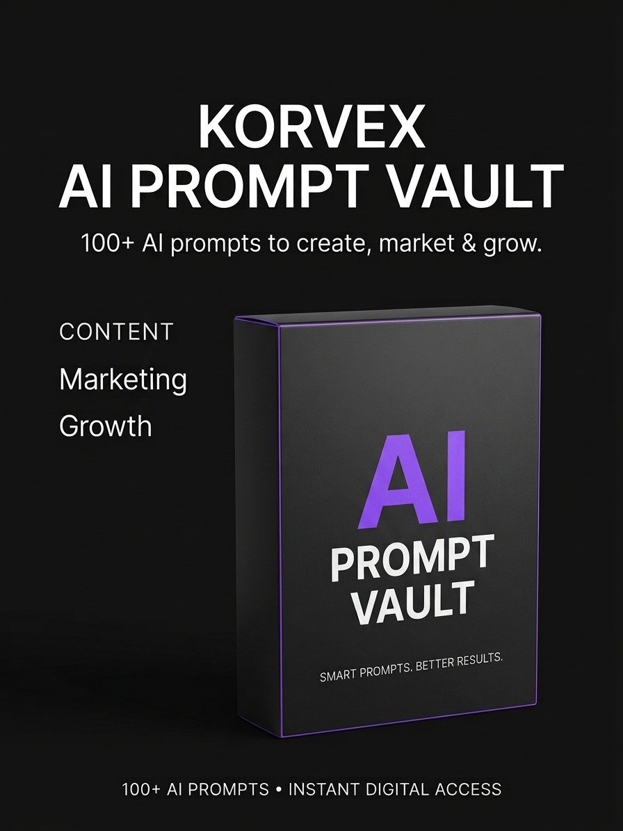 Korvex AI Prompt Vault product image (1)