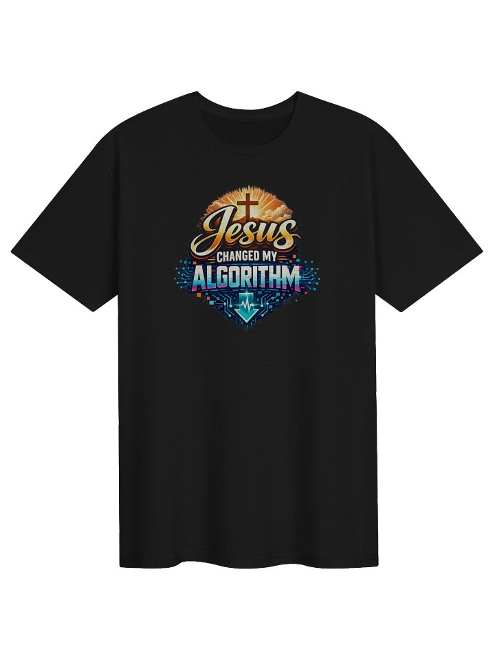 Jesus is my algorithm Soft Unisex T product image (3)
