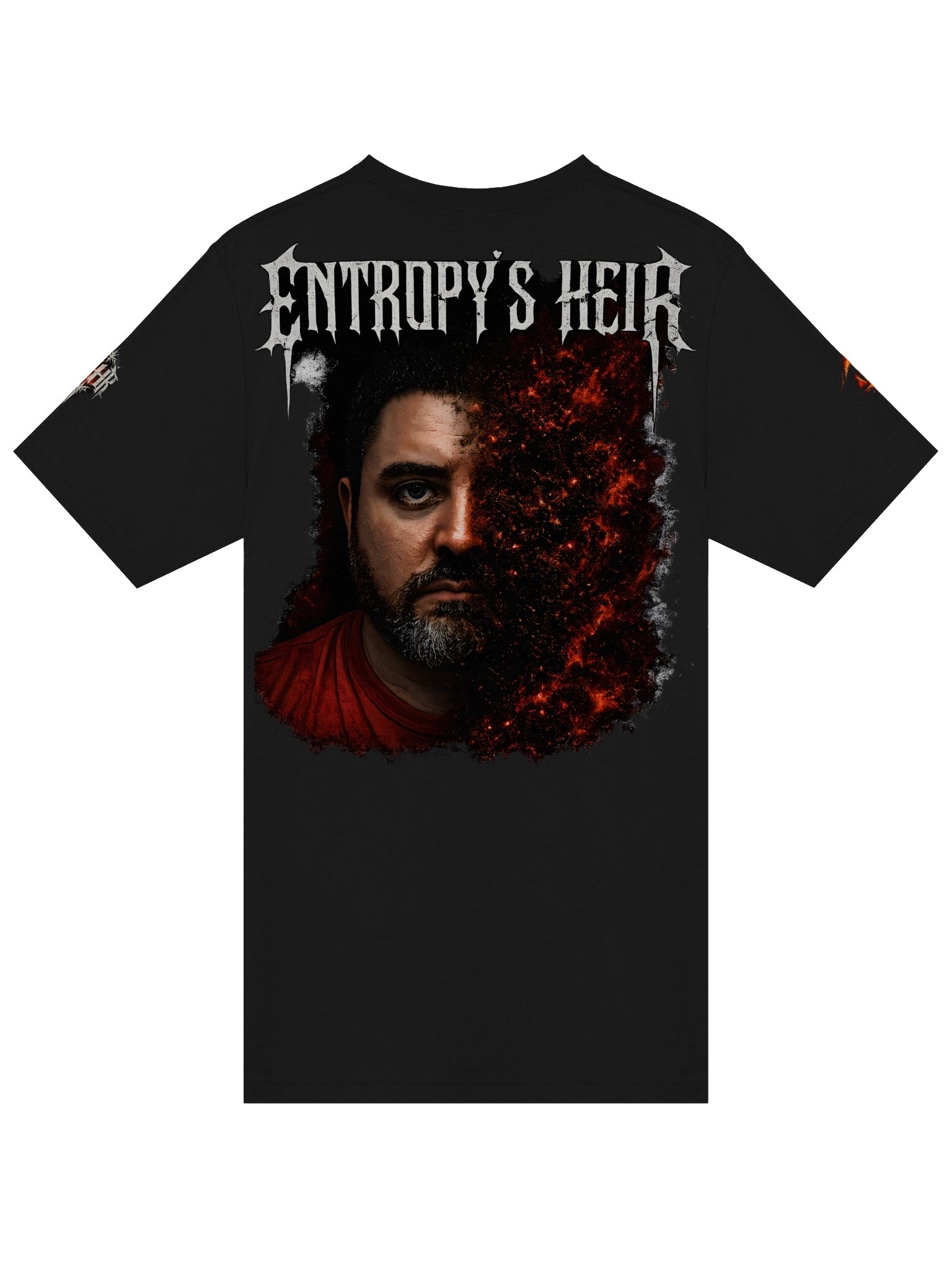 Entropy’s Heir — Ashes of Identity T-Shirt (Black) product image (4)