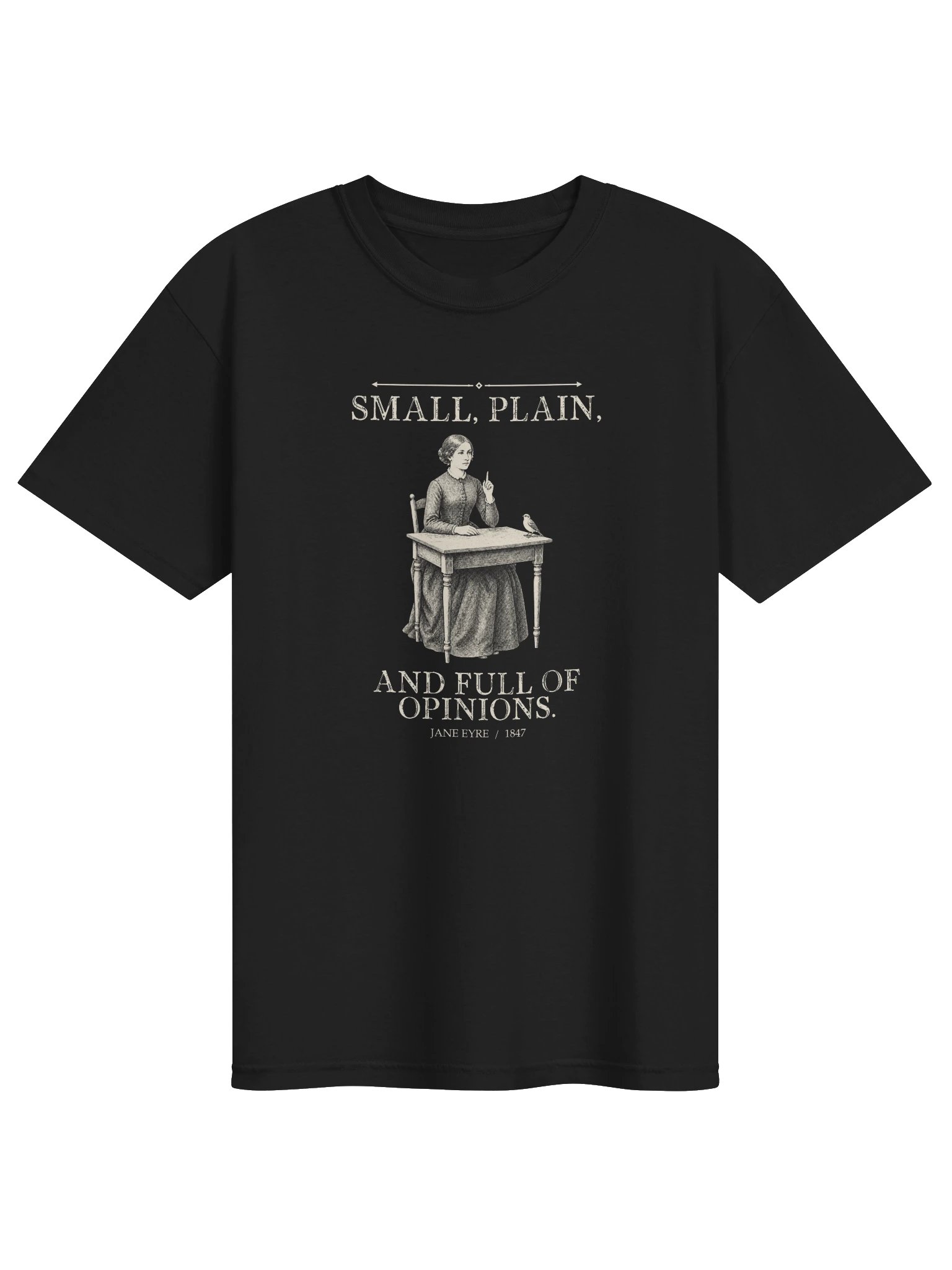 Full Of Opinions -- Jane Eyre Tee (Dark) product image (1)